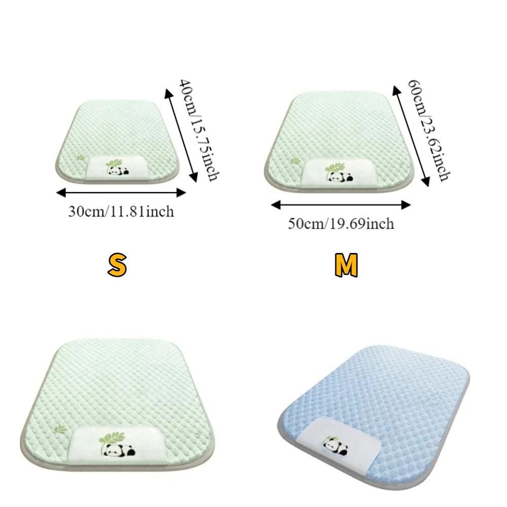 Breathable Dog Cool Mat Soft Pet Sleep Mat Cartoon Dog Bed Pad  Kennel