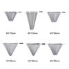 Stainless Steel Coffee Filter Drip Type Silver Reusable Coffee Filter Fine Mesh No Filter Paper Required Mesh Coffee Filter Cafe