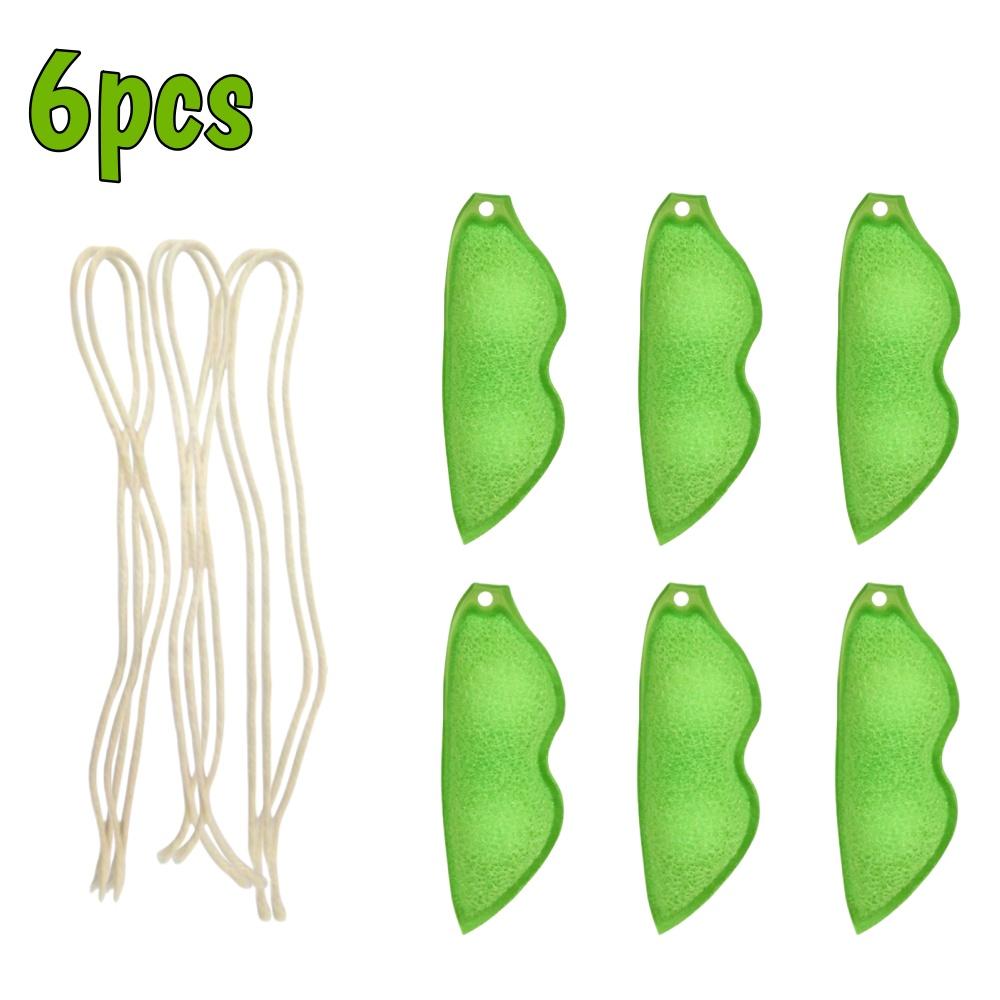 3/9pcs Pea Cup Cleaning Sponge Set Kitchen Bottle Clean Brush Reuseable Coffee Wine Drink Glass Scrubber Internal Clean Gadgets