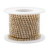 1pcs 10 Yards Rhinestone Chain Roll SS12 Close Cup Chain Crystal Rhinestone Chain  Sewing