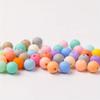 50/110PCS 8MM matte mixed color acrylic beads frosted bubble gum thick balls, used for jewelry making, bracelets, and necklace crafts