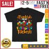 Thankful For My Kindergarten Turkeys Thanksgiving Teacher T Shirt Mens Womens Tees Top Men Women NEW