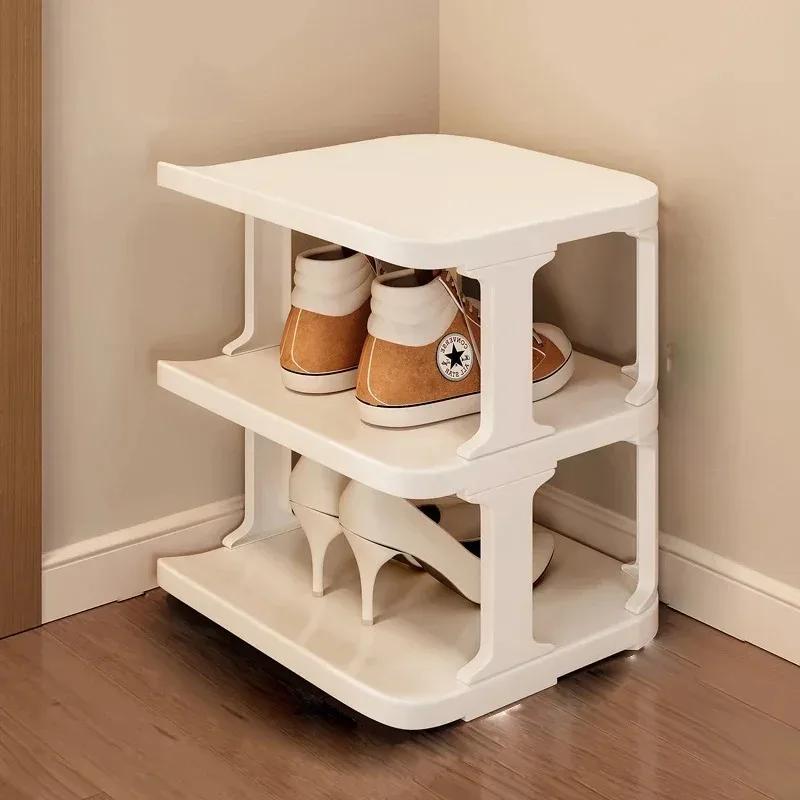 Storage Shoe Rack, Shoe Cabinet, Wall Corner Stackable, Space Saving Narrow Shoe Rack, Family Furniture