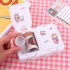 Ins Tlačidlo Stolný Roztomilý Úložný Box s Vekom Drobnosti Mini Úložný Box na Šperky Organizér Kawaii Box Nádoba Úložný Malý