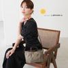 [Legato Largo] Mini-Umhängetasche Einfache Umhängetasche LH-L0005 Damen Braun/Braun BR/BR