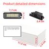 License Plate Light LED Compatible with Volkswagen Scirocco Golf Polo Phaeton Eos Car Accessories Auto Parts Lighting System