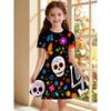 Vestito da donna e da bambina - design alla moda, ampio e semplice