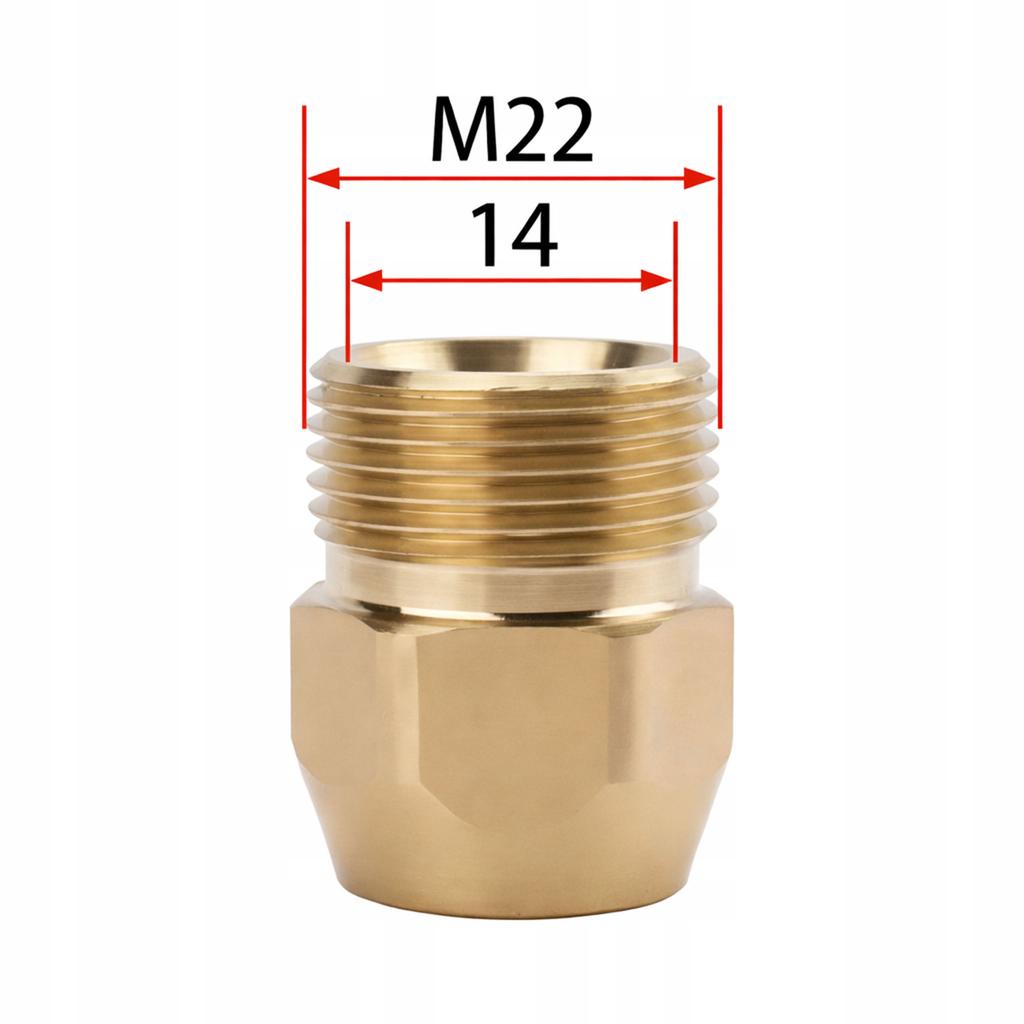 Rosfix Lanca PowerJet M22M Pro 5Q – Gwint M22M | Zestaw 5 Dysz 1/4" Quick Connect | Maks. Ciśnienie 200 bar, 60°C