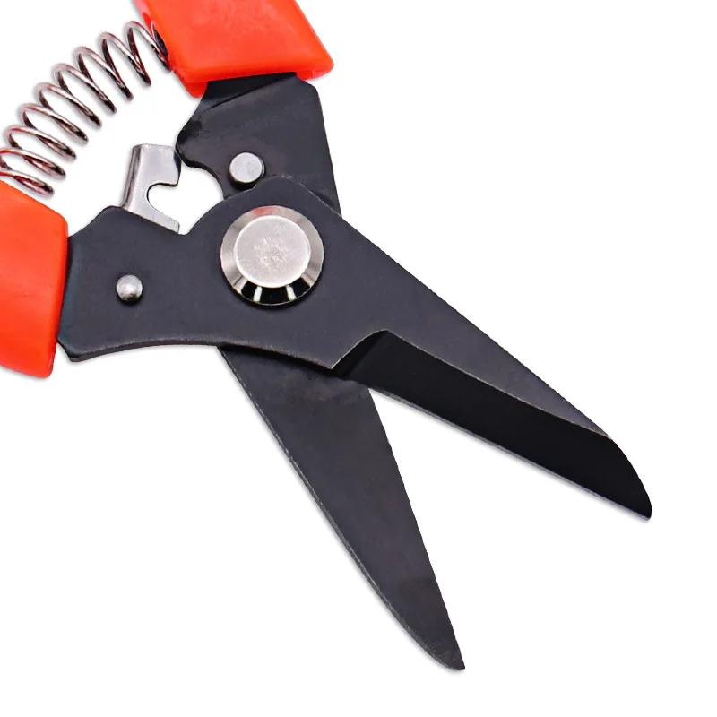 Stainless Steel Blade Tree Branch Repair Shear PVC Handle Clipper Gardens Blackening Pruning Scissor Hand Tools for Gardening