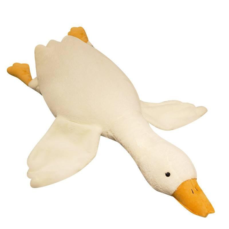 Big Goose White Animal Plush Toy Stuffed Doll Room Decoration Kids Cute Gift