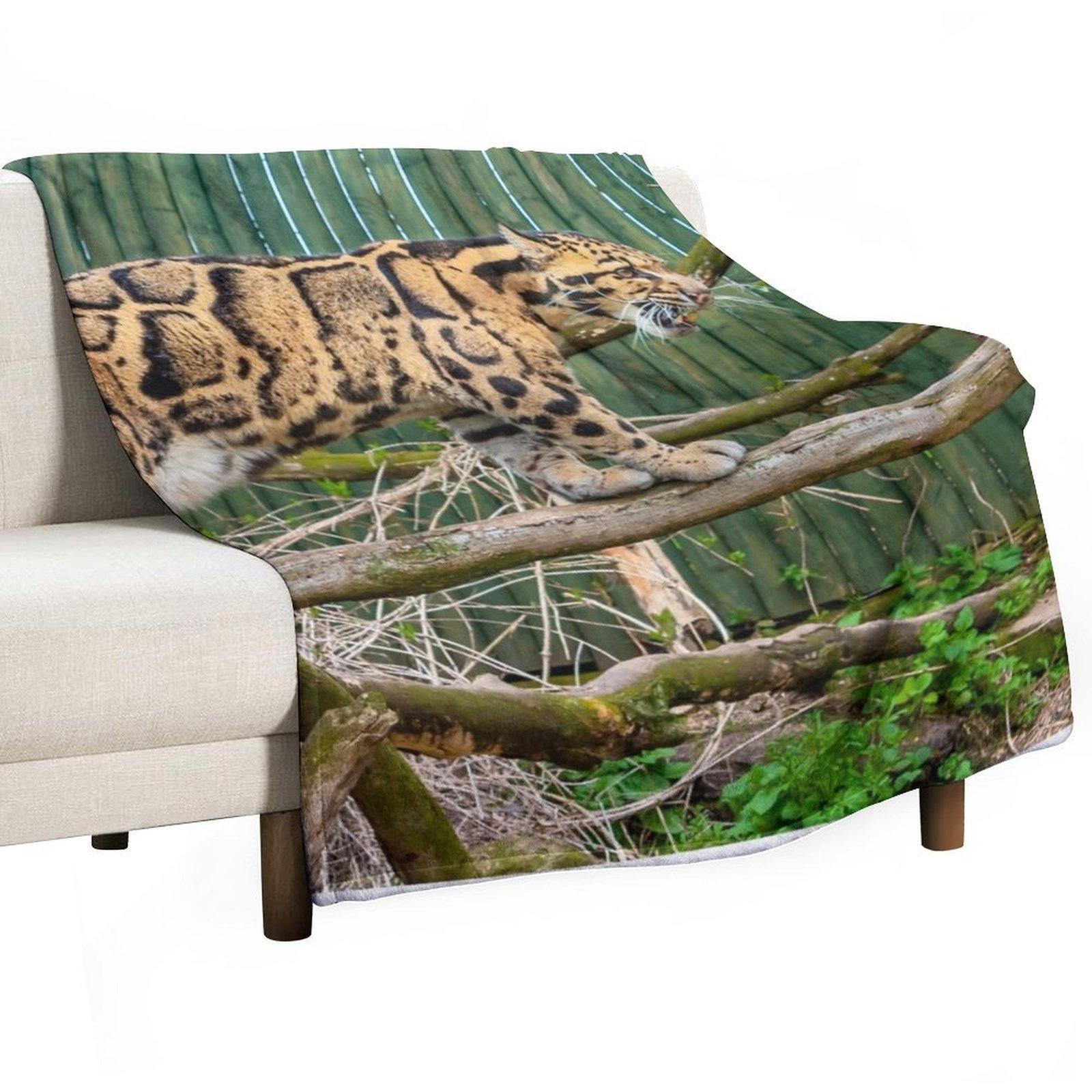 

Плед из облачного леопарда, одеяло-спальный мешок, одеяла для кровати, тяжелые многоцелевые одеяла 30x40in