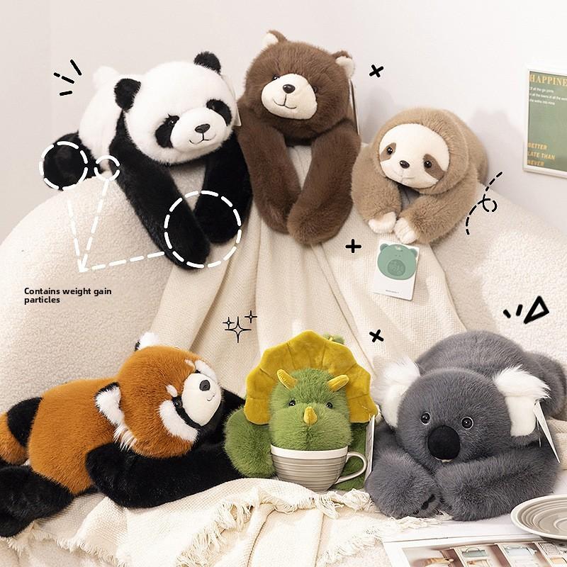 Animal Raccoon Plush Toy Ornament For Children Bedroom Decor And Giving Gift