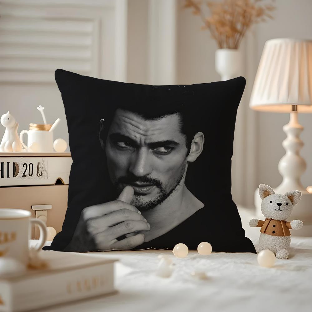 David Gandy Cushion Cover Pattern Printed Pillowcase For Living Room Sofa Cushion Cover & Bedroom Decor