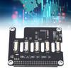PCIe To 4 Ch PCIe FFC Adapter Board Fit for RasPi 5 PCIe Gen2  Pansion Module with 4 FFC Connectors Supports Multiple PCIe HAT  Ing