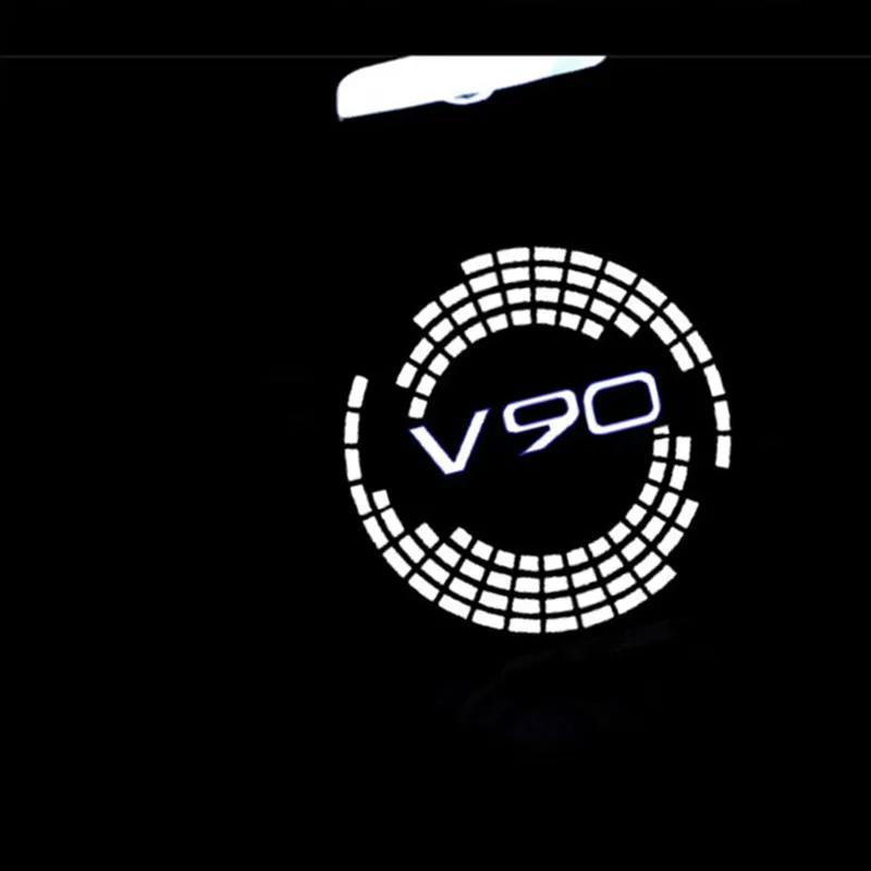 2PCS Led Car Door Welcome Light Laser Logo Projector For Volvo XC40 XC90 V40 V90 V60 XC60 S80 S60 S90 V70 XC70 Car Goods
