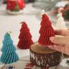 Christmas Spiral Scented Candle: Creative Home Décor & Photography Prop Souvenir
