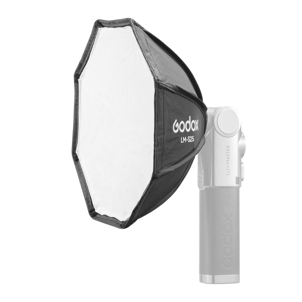 Godox Mini Octagonal Softbox Compatible with Godox Lux Master Retro Camera Flash LM-S25 Diffuser,
