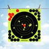 5/10PCS 8-inch Adhesive Fluorescent Splatter Shooting Target High-Visibility Reactive Sticker for Hunting/Shooting Training
