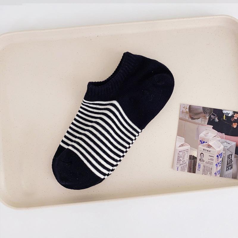 Sock Children s Boat Style Thin Ankle-length Anti-slip Non-slip Short Socks, Versatile and Invisible Socks 1 pair чёрный