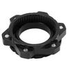 MEIJUN Centerlock To 6 Bolt Fitting Adapter Lockring Aluminium Alloy Axle Hub Adapter for Thru Axle HubBlack