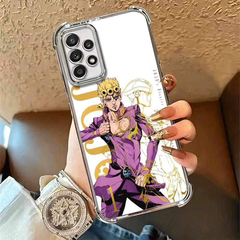 JoJo Adventure Giorno Giovanna Soft Phone Case For Samsung A17 A27 A07 A37 A57 A16 A56 A15 A55 A14 A54 A13 A53 A26 A36 A25 A35 A
