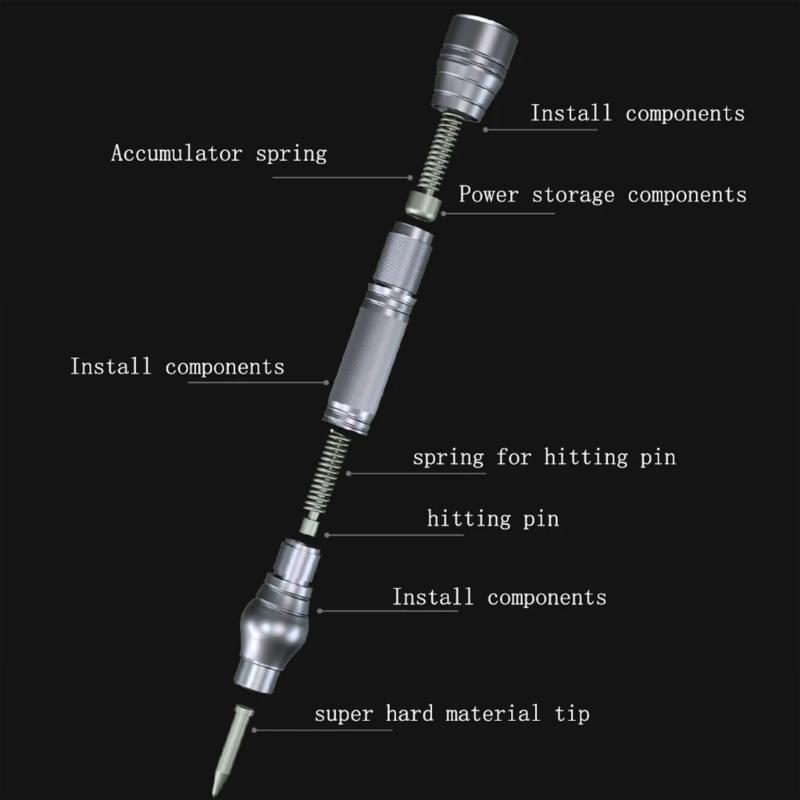 Mechanic Boulder IRock 5 Glass Breaking Pen Breaking Tool for IPhone X-11 Huawei Cell Phone Rear Glass Cover Breaker