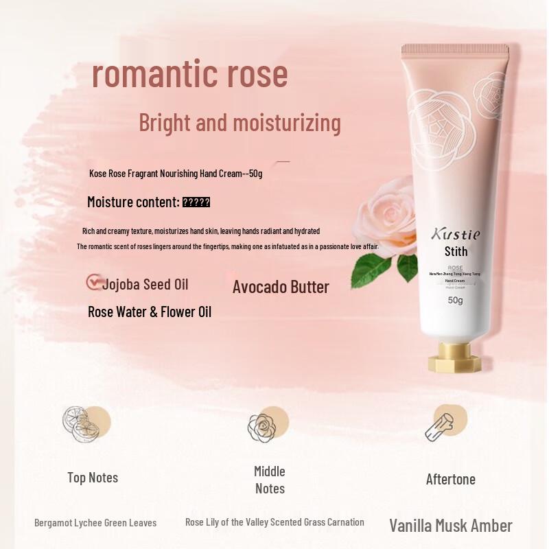 Kustie Cherry Blossom & Rose Hand Cream Set