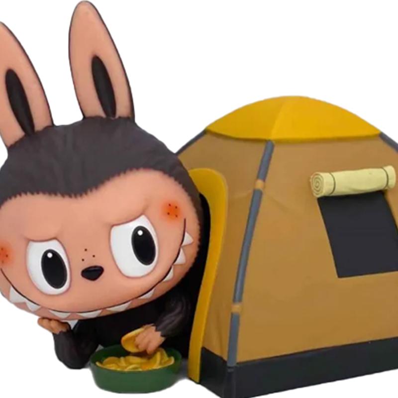 New POP MART LABUBU CAMPING STS Exhibition Edition Trendy Figures LABUBU-CAMPING