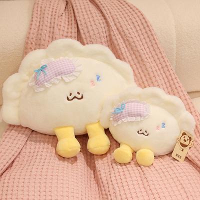 Flauschige Plüsch Knödel Puppe Kawaii Lebensmittel Serie Cartoon Knödel Plüsch Stofftiere Weiches Umarmungskissen Süße Geschenke für Kinder