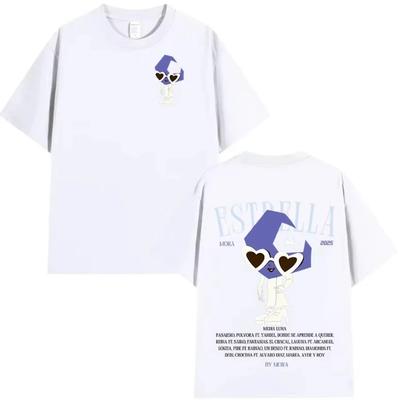 Rapper MORA Album 2025 Merch Grafik T-Shirt Herrenbekleidung Lässige Oversized T-Shirts Unisex Mode Hohe Qualität T-Shirt