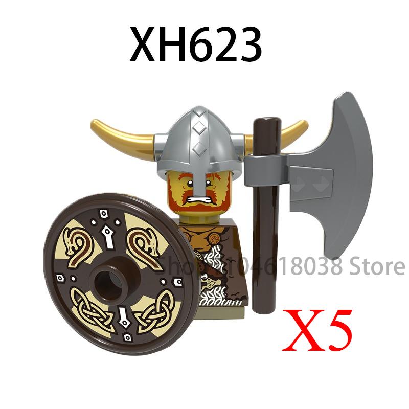 Medieval Military Noble Knights Building Blocks Figures Accessories Helmet Armor Shield Sword MOC Bricks Toys Friends Gifts