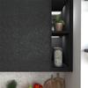 1PC 1/3/5meters Black Silk Wallpaper Embossed Self Adhesive Wallpaper Removable Vinyl Black Peel and Stick Wallpaper Waterproof