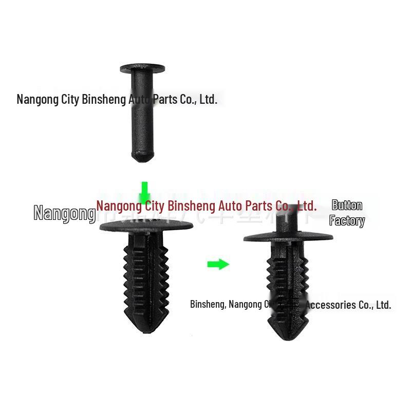 Compatible Fixing Clips for BMW, Opel, and Mercedes-Benz: Bumper, Fender Lining, Grille.