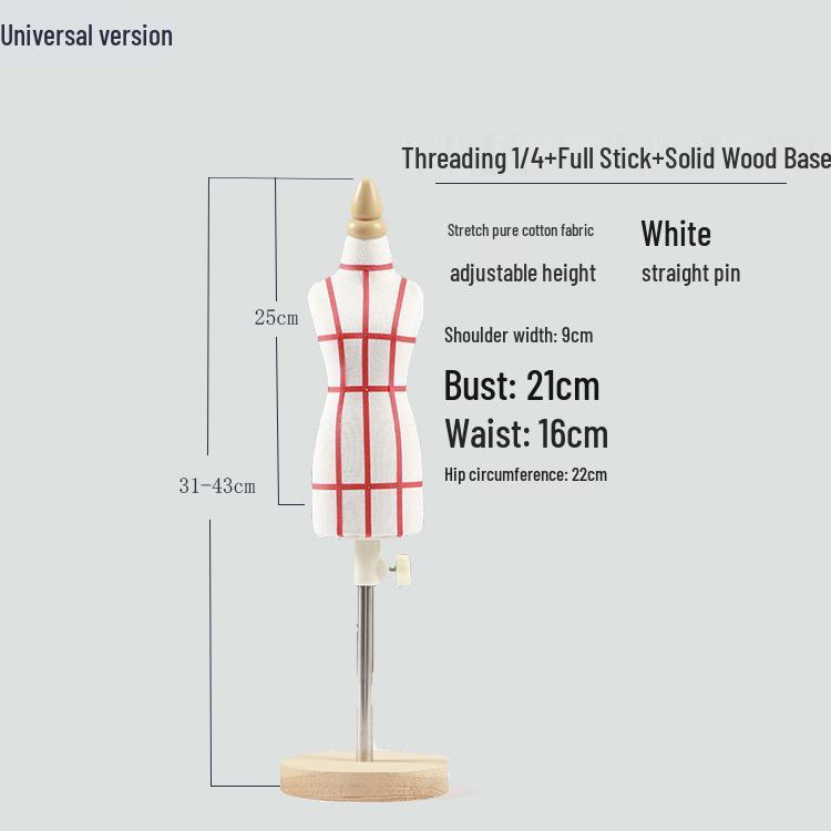 Mini Female Draping Mannequin for Student Tailoring