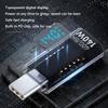 USB C Adapter PD140W LED Display USB C Extension Adapter USB4.0 40Gbps USB C Extender for iPhone 15 Series/iPad Air/Pro/MacBook