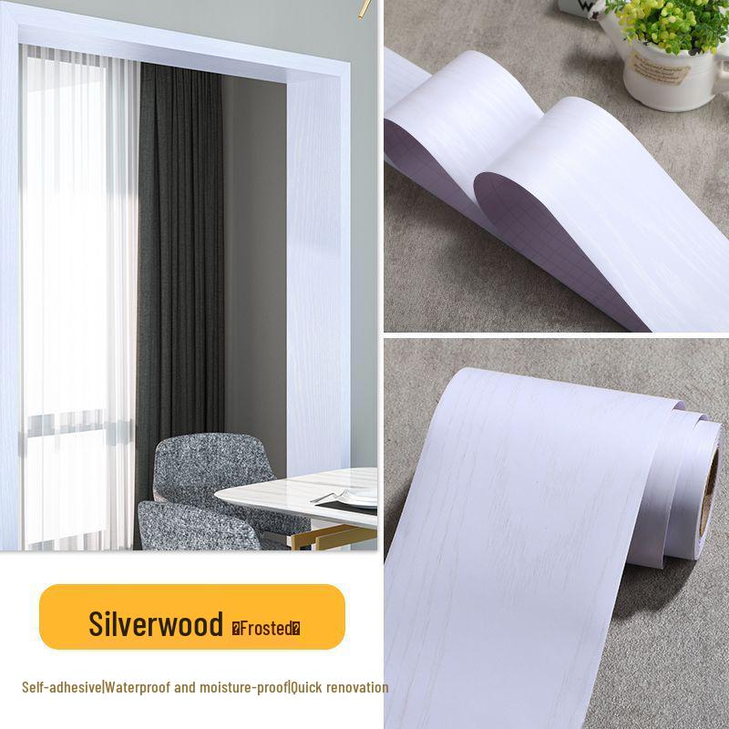 Self-Adhesive Wood Grain Door Frame Repair Trim Strip