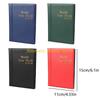 F26C Coin Album, 10 Pages Storage Sheets with 120 Coins Pockets Penny Collection Book Mini Money Collecting Holder for Coin