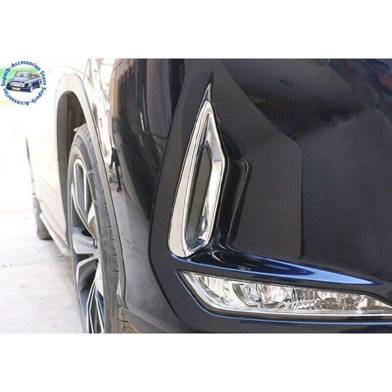 For Lexus RX300 RX350 RX450h   2022 ABS Chrome Front Fog Light Lamp Frame Trim Car