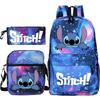 Children'S Backpack Cartoon Printed Schoolbag Shoulder Bag Pencil Case Set