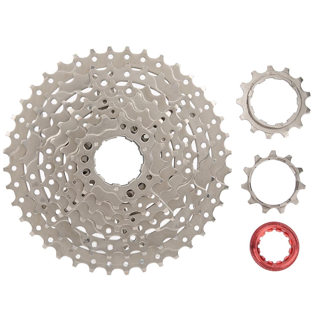 Igeteck Silver 8 Speed 11 40T Mountain Bike Steel Cassette Freewheel Bicycle Accessory