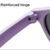 Lightweight Silicone Frame Toddler Sunglasses Foldable Design UV400 Sun Glasses Eyewear For Outdoor Travel