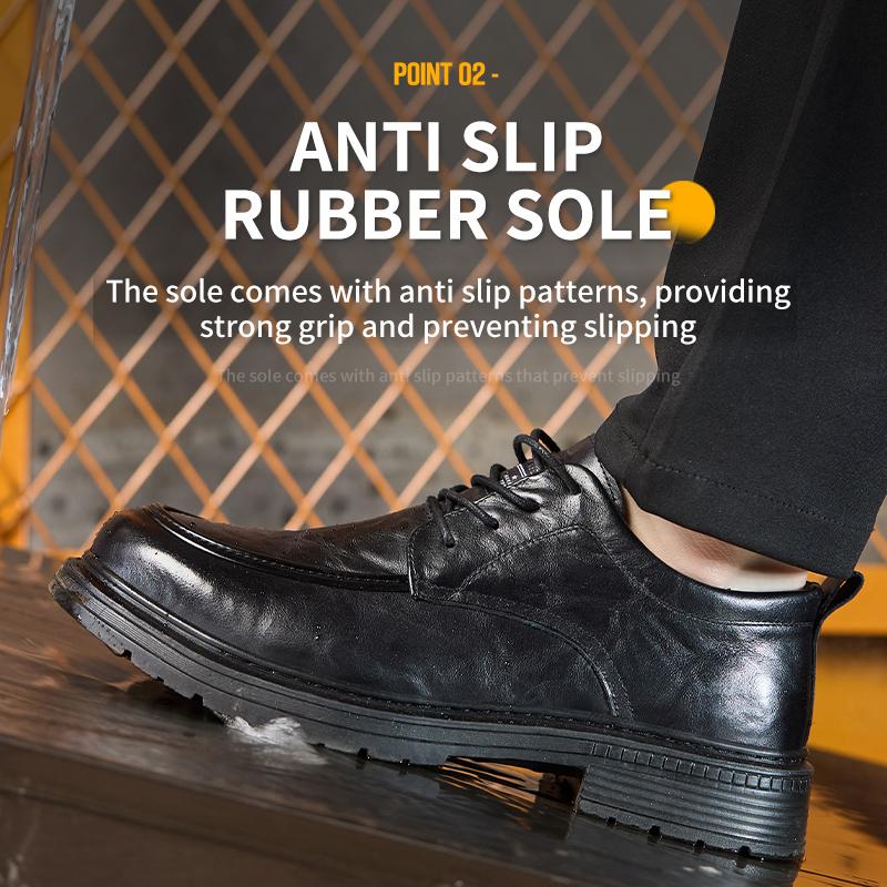 Safety Work Shoes Impact-resistant, Anti-penetration & Insulated Industrial Safety Boots