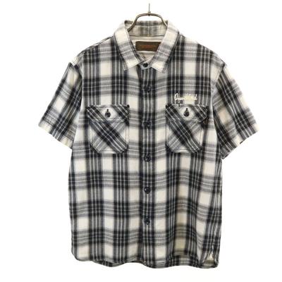QUENCHLOUD made in Japan Karomuster Kurzarmhemd 1 schwarz Herren Gebraucht