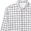 Fila Mihara Yasuhiro Collaborative Plaid Shirt Men Tops White F71M038401F-WT