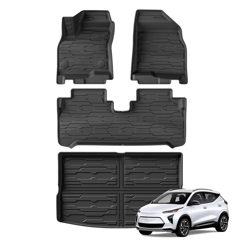 TPE 3D Car Floor Mats Cargo Liner Trunk Pad for Chevrolet Chevy Bolt EUV 2025 2025 2025 Left Hand Drive