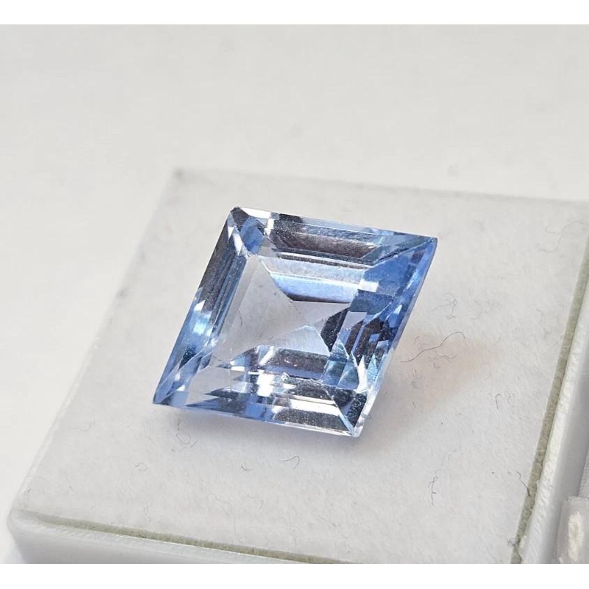 Light Blue Sapphire Natural 8+ Ct Fancy Cut Fabulous Certified Loose Gemstone