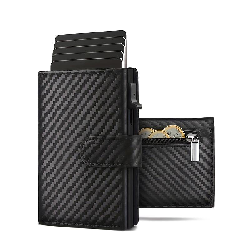 1Pcs Multifunctional Small Credit Cards Wallet Men'S Wallet With Coin Case Rfid Protection Slim Purse Card Bag