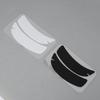10 Pairs Eyelash Extension Gel Pad Reusable Silicone Lash Extension Gel Pad Notched Black White