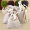 Packaging Bag 10 Linen Jute Sack Jewelry Pouch Drawstring Gift Bags Wedding Favour