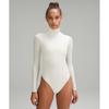Lululemon Wundermost Ultra Soft Nulu Turtleneck Bodysuit Bone
